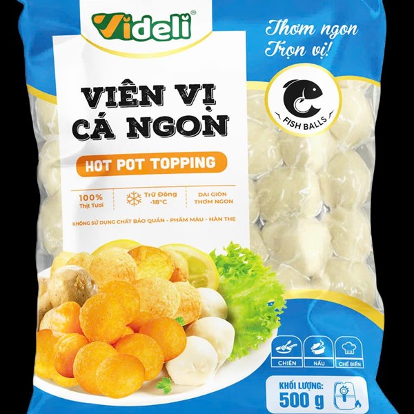 Viên vị cá ngon videli 500g